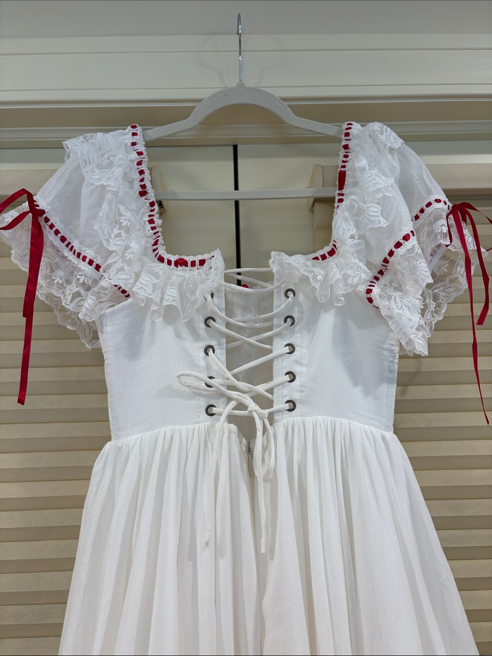 NWOT Selkie The Heathcliff Cupid Dress in White, Size S - Picture 13 of 15